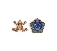 Harry Potter Chocolate Frog Pin Badge Set (2 Pieces) In Gold Gold One Size