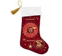 Harry Potter Christmas Stocking - White Trim/Gold Tassel - Gryffindor
