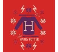 Harry Potter Christmas Sweater Men's T-Shirt - Red - S