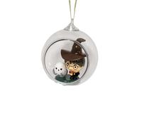 Harry Potter Clear Bauble with 3D Character Inside: Magical Christmas Decor Hanging Ornaments
