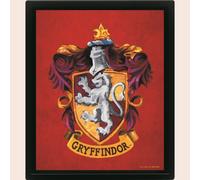 Harry Potter (Colourful Crest Gryffindor) 3D Lenticular Poster (Framed)
