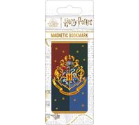 Harry Potter Colourful Crest Hogwarts Magnetic Bookmark - New