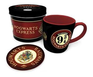 Harry Potter Colourful Crest Platform Nine and Three Quarters Gift Set Boxed Mug