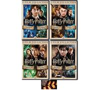 Harry Potter Complete 8 Movie Collection Years 1-7 DVD Set Includes Glossy Print Harry Potter Art Card
