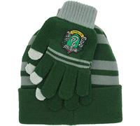 Harry Potter Complete HAT and GLOVES Adult Size House of SLYTHERIN Original 100% Official Draco Malfoy School of Magic Hogwarts