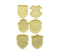 Harry Potter Cookie Cutters 6-Piece Polypropylene