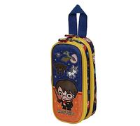 Harry Potter Crest-3D Double Pencil Case, Orange, 22 x 9.5 cm