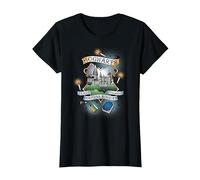 Harry Potter Crest Glow T-Shirt, Women, Black, Medium