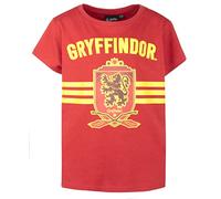 Harry Potter - Crop Top - Girls Clothes - Red Tshirt Kids Girls - Crop Tops Kids Crop Top/T-Shirt - Gryffindor, 9-10 Years