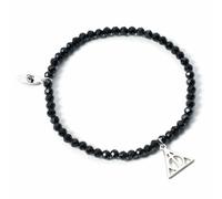 Harry Potter Semi Precious Stone Deathly Hallows Charm Bracelet HPCR0529 - Sterling Silver / Copper / Crystal