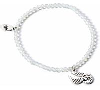 Harry Potter Semi Precious Stone Golden Snitch Charm Bracelet - Sterling Silver / Copper / Crystal