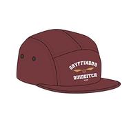 Harry Potter Curved Visor Cap - Gryffindor Colours - Suitable from 4 to 8 Years - Children's Quidditch Cap with Adjustable Back Velcro - Original Product Designed in Spain