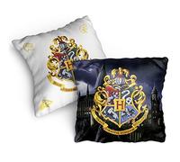 Harry Potter Cushion Hogwarts 40 x 40 cm Gryffindor Hufflepuff Ravenclaw Slytherin Ron Hermione Pillow Decorative Cushion Travel Pillow Cuddly Cushion Cushion Cushion Matching Bedding