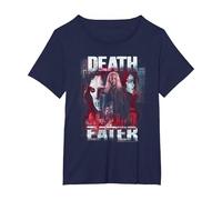 Harry Potter Death Eaters Lucius Malfoy T-Shirt, Women's Plus, Navy Blue, 2X