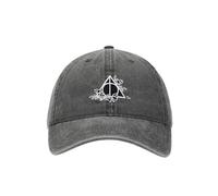 Harry Potter Deathly Hallows Adult Adjustable Charcoal Grey Cap - Official Licensed Merch - Great Gift Idea