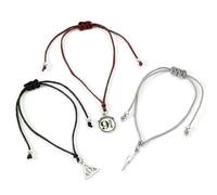 Harry Potter Deathly Hallows Friendship Bracelet Set