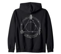 Harry Potter Deathly Hallows Glow Zip Hoodie
