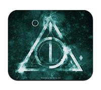 Harry Potter Deathly Hallows Logo Low Profile Thin Rubber Mouse Pad Mousepad