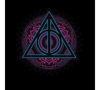 Harry Potter Deathly Hallows Neon Sweatshirt - Black - XXL