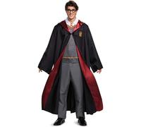 Disguise 107549D Harry Potter Deluxe Adult Sized Costumes, Black & Red, X-Large (42-46)