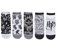Harry Potter Designs Juniors/Womens 5 Pack Ankle Socks Size 4-10