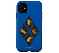 Harry Potter Diamond Lion, Raven, Snake and Badger Case for iPhone 11