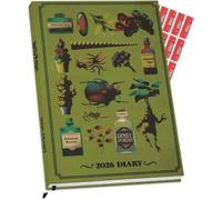 Harry Potter Diary 2026 A5 Hardback Calendar Diary with FREE Organisational Stickers Included