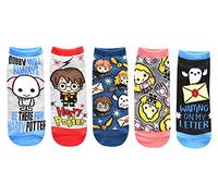 Harry Potter Dobby Luna Lovegood Hedwig Juniors/Womens 5 Pack Ankle Socks Size 4-10