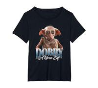 Harry Potter Dobby The Elf Homage T-Shirt, Women's Plus, Black, 3X
