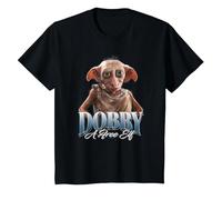 Harry Potter Dobby The Elf Homage T-Shirt, Youth, Black, Medium
