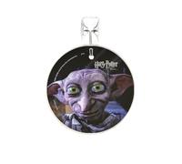 Harry Potter - Dobby The House Elf - The Deathly Hallows - 3.5” Starfire Prints Hanging Glass Print Accessory | Packaged in Complimentary Velveteen Gift Bag