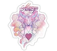 Harry Potter Doe Patronus Always Sticker Size S (10 x 10 cm)