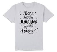 Harry Potter Don't Let The Muggles Get You Down Men's T-Shirt - White | Size: Medium Harry Potter White M