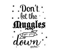 Harry Potter Don't Let The Muggles Get You Down Men's T-Shirt - White - XXL