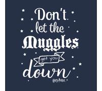 Harry Potter Don't Let The Muggles Get You Down Women's T-Shirt - Navy - XL