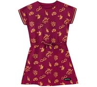 Harry Potter Dress | 100% Cotton Girls Summer Dress | Hogwarts Girls’ Dresses Red Age 5 to 6 Years