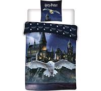 Harry Potter Duvet Cover, 140 x 200 cm Pillowcase, Hogwarts, 63 x 63 cm, 100% Polyester