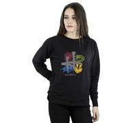 Harry Potter Emblems H Spray Sweatshirt In Black Black S