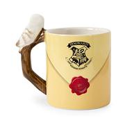 Harry Potter Envelope Ceramic Mug With Sculpted Hedwig Handle | Holds 20 Ounces