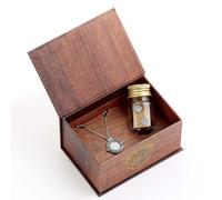 Harry Potter Exclusive Hermione Potions Box & Silver Tone Time Turner Necklace & Earrings Set
