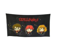 Groovy Uk Kawaii Harry Potter Bath Towel, 150 cm Length x 75 cm Width, Black