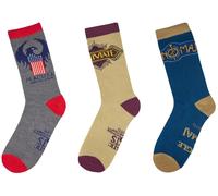 Harry Potter Fantastic Beasts Socks - MACUSA 3-Pack | Officially Licensed New
