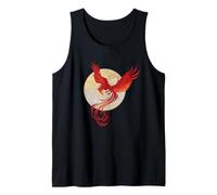 Harry Potter Fawkes Phoenix Rising with The Moon Tank Top