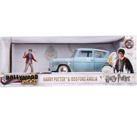 Harry Potter Figure & 1959 Ford Anglia 1:24 Scale Model by Jada