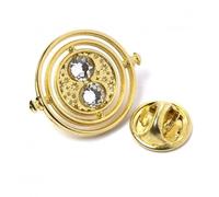 Harry Potter Fixed Time Turner Pin Badge - Classic Look | Acotis Diamonds - Zinc / Copper / Aluminium