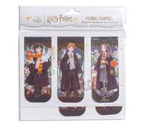 Harry Potter: Floral Fantasy Magnetic Bookmark Set (Set of 5)