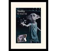 HARRY POTTER Framed Poster of Dobby The House Elf 30cm x 40cm - Official Merchandise