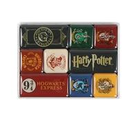 Harry Potter Fridge Magnets, Multicoloured, 2 Sizes, 9 Pieces
