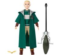 Harry Potter GDJ71 Draco Malfoy Collectible Quidditch Doll, 10.5 Inch, Gear and Accessories, Multicolored