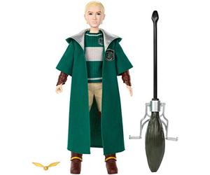 Harry Potter GDJ71 Draco Malfoy Collectible Quidditch Doll, 10.5 Inch, Gear and Accessories, Multicolored